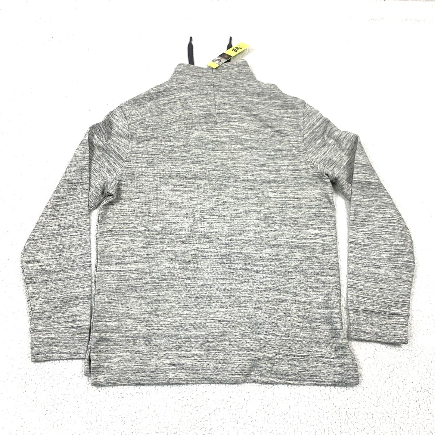 All In Motion Adult Small Gray Heather Pullover Elevated Collar Standard Fit