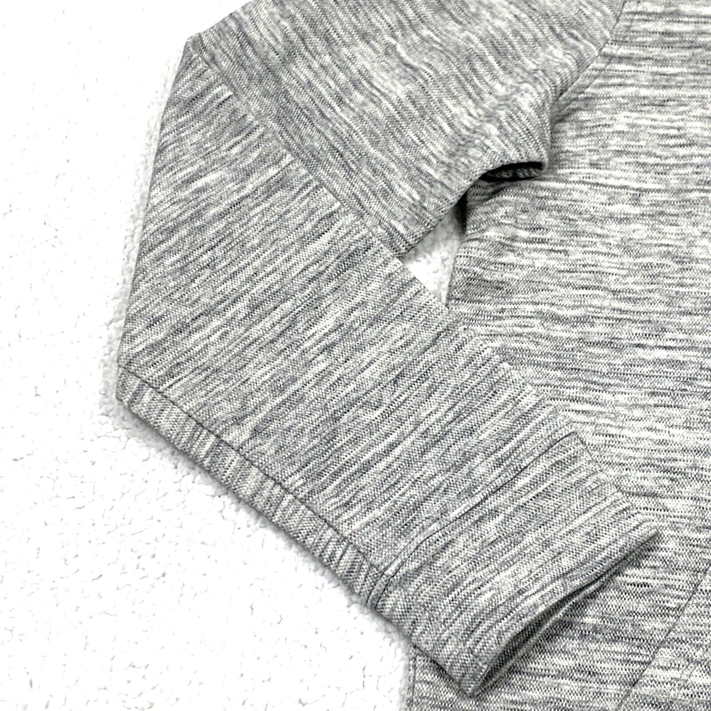 All In Motion Adult Small Gray Heather Pullover Elevated Collar Standard Fit